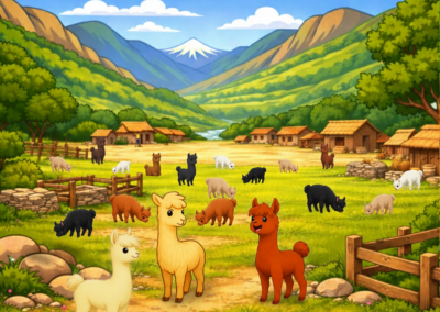 Romeo und Samurai sind in einem Andendorf