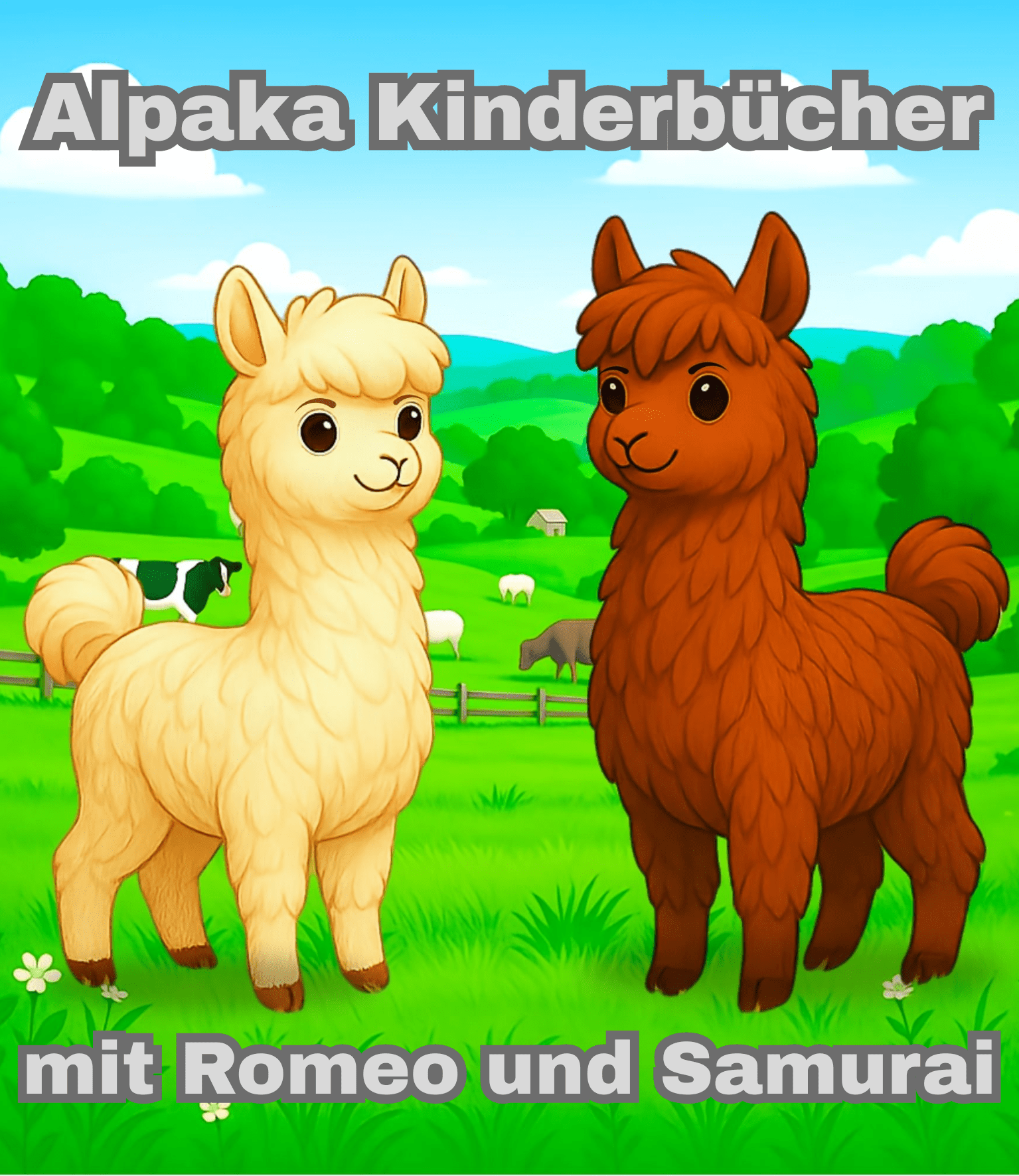 Kinderbücher mit Romeo und Samurai Cover Alpakabücher