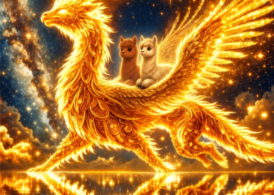 Der Drache aus Licht